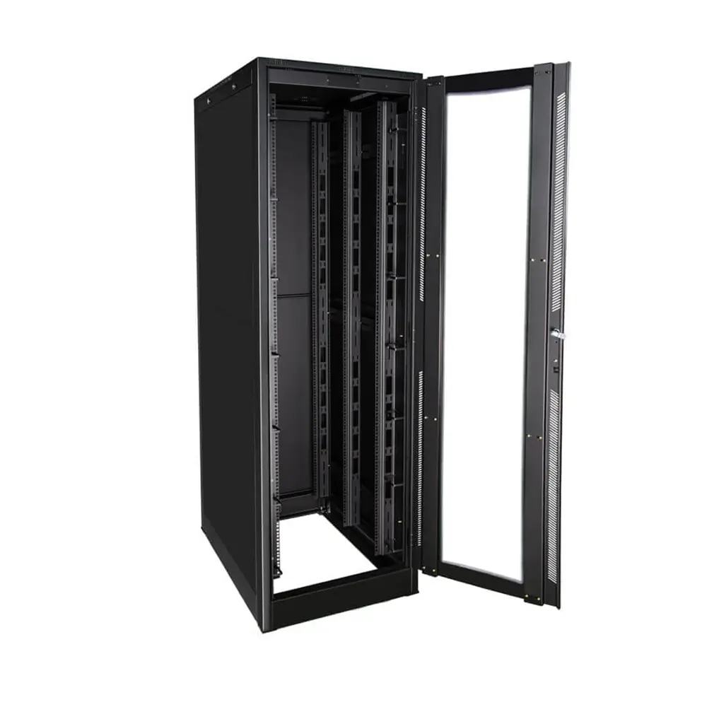 Infraestrutura de Rede Lógica - 01 Foto de um rack de servidor