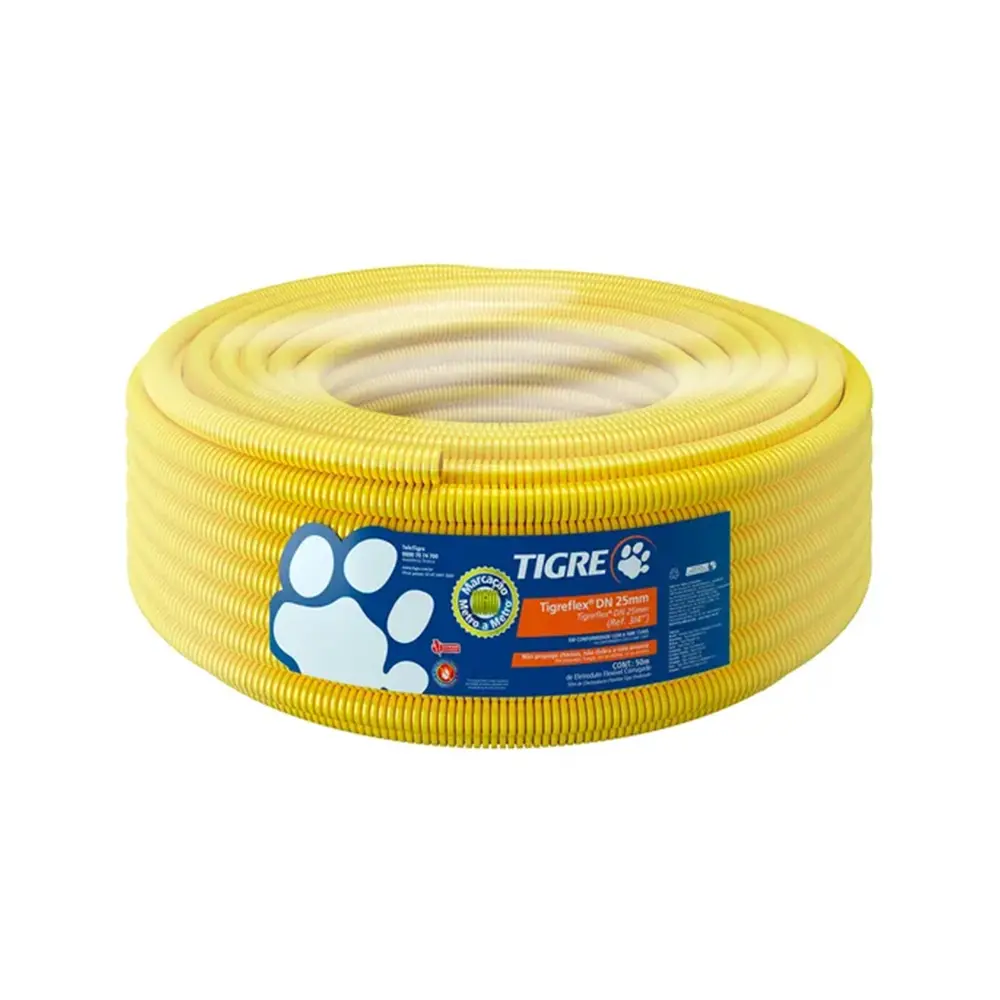 Mangueiras, Dutos e Quadros de Distribuição - 02 Foto de uma mangueira para fios elétricos