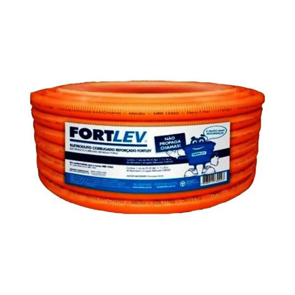 Mangueiras, Dutos e Quadros de Distribuição - 04 Foto de uma mangueira para fios elétricos